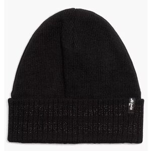 NWT Levi's Lofty Turn-Up Beanie BLACK